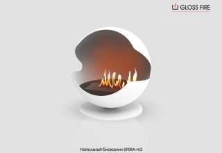Підлоговий біокамін Sfera-m2 Gloss Fire